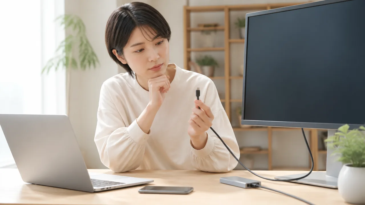 USB-Cが映像出力に対応しているかの見分け方と確認ポイント