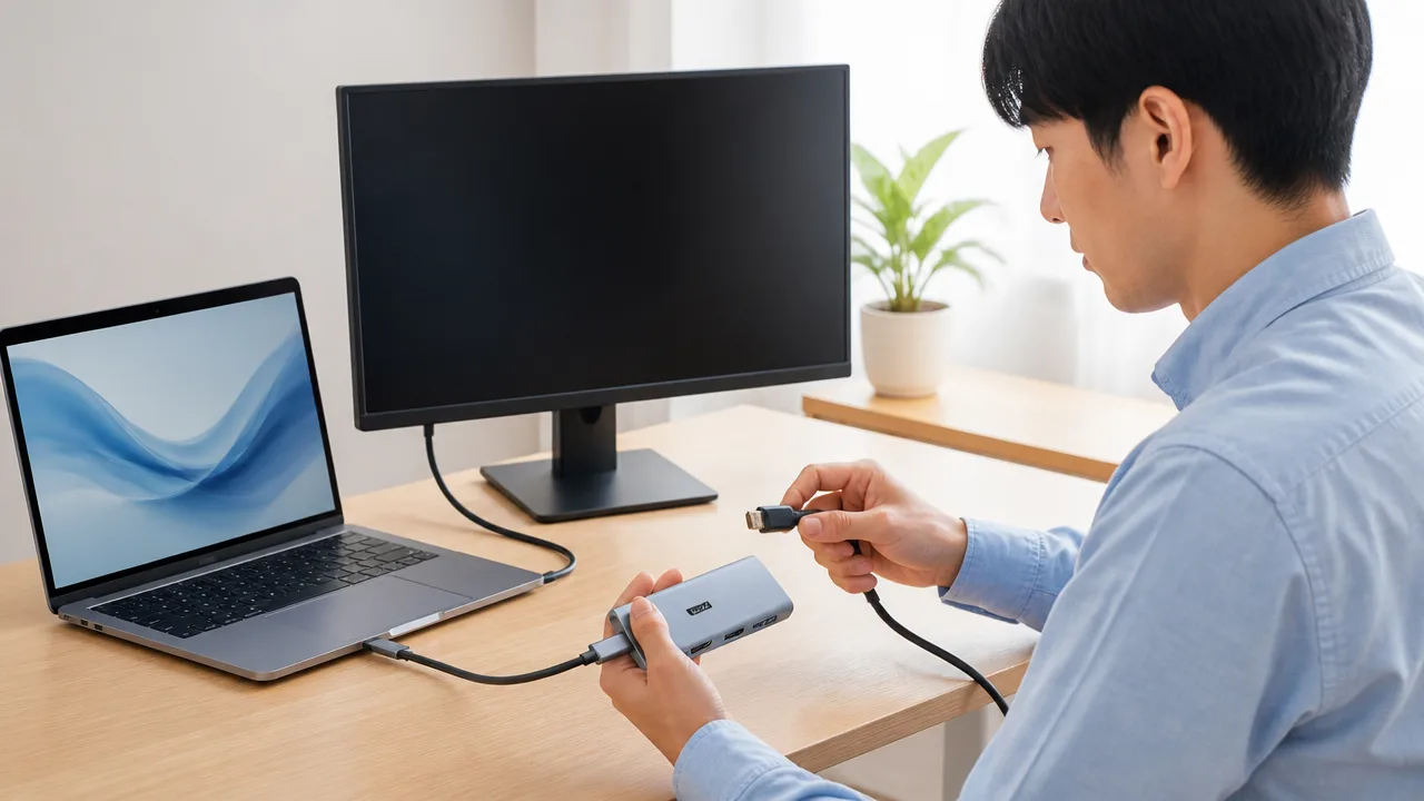 USB-CハブのHDMIが映らない原因と対処法をやさしく解説