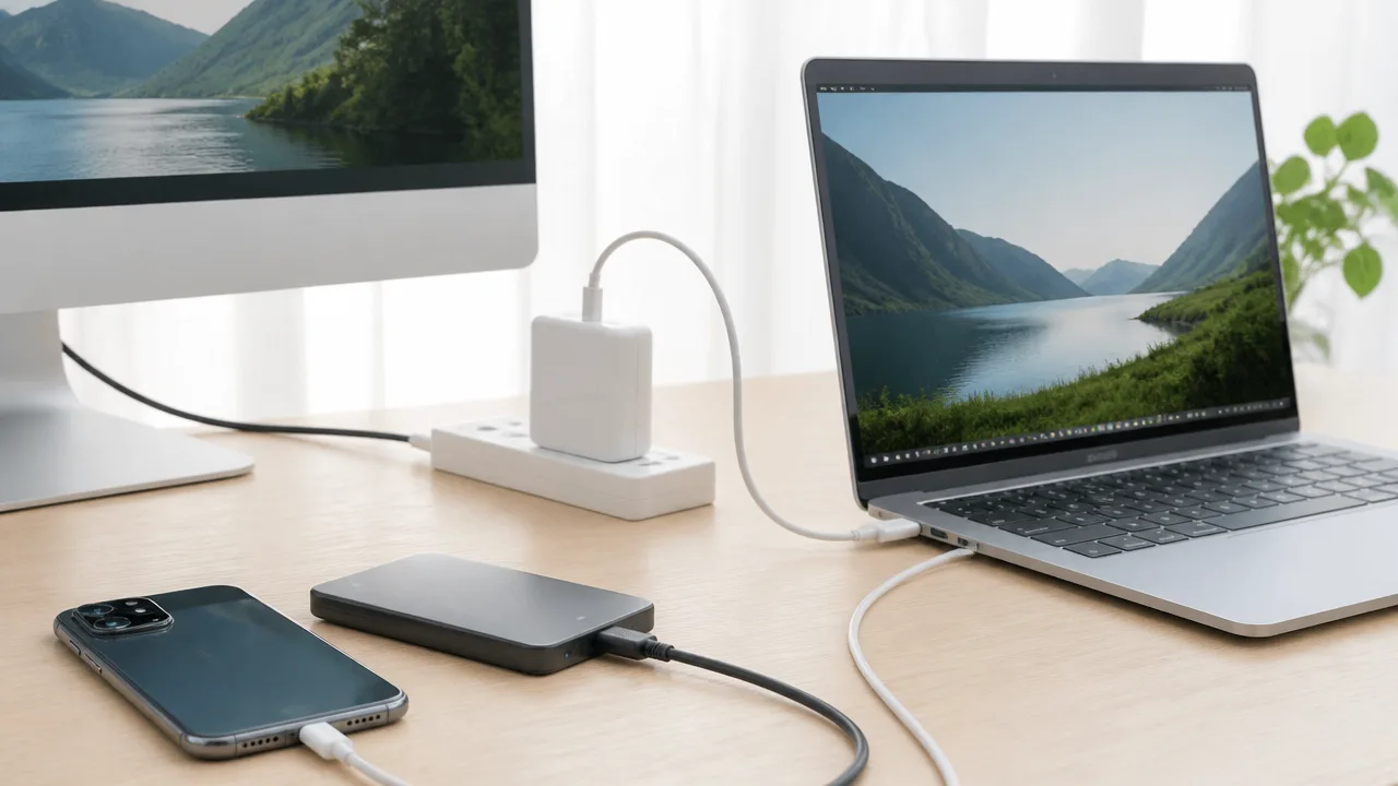 USB-Cの100Wと240Wの違いは?選び方をやさしく解説