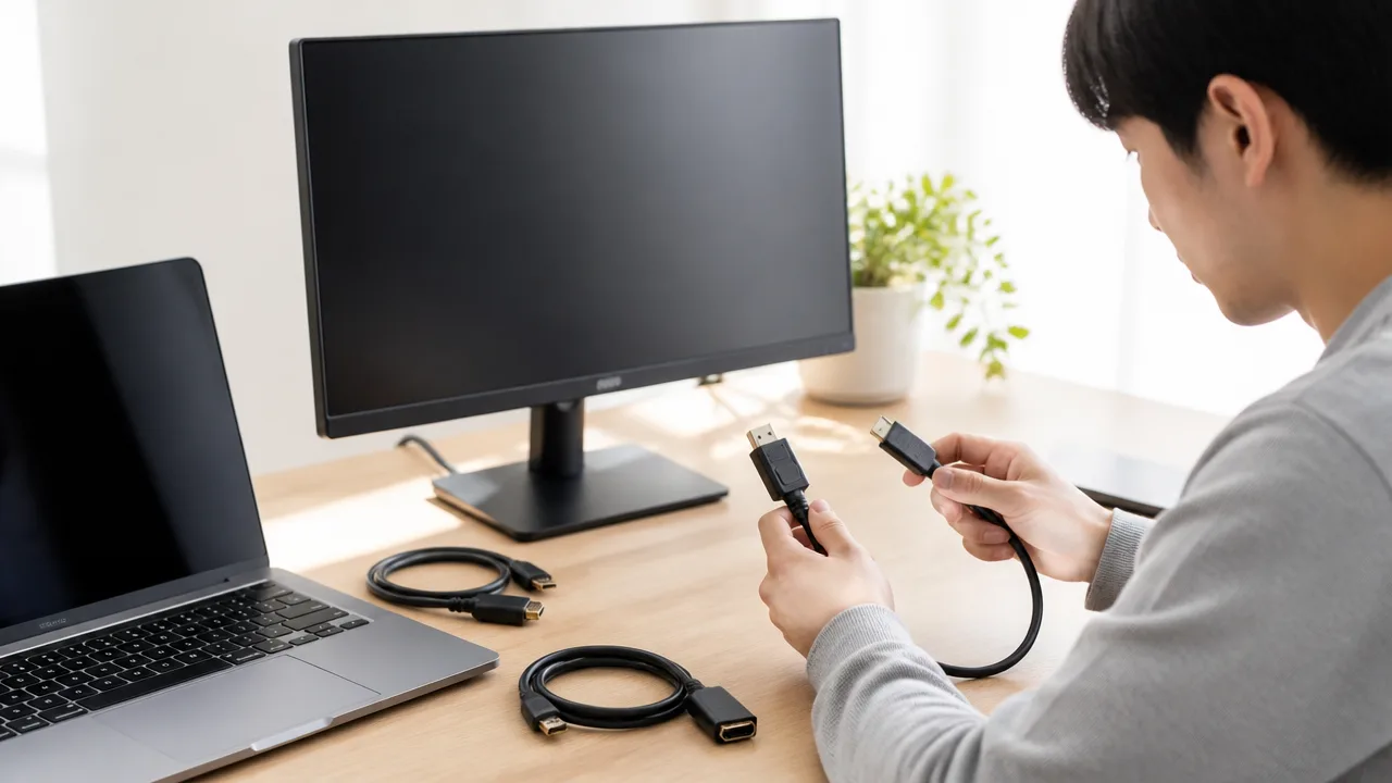 DisplayPortからHDMIに変換して映らない原因と対処法