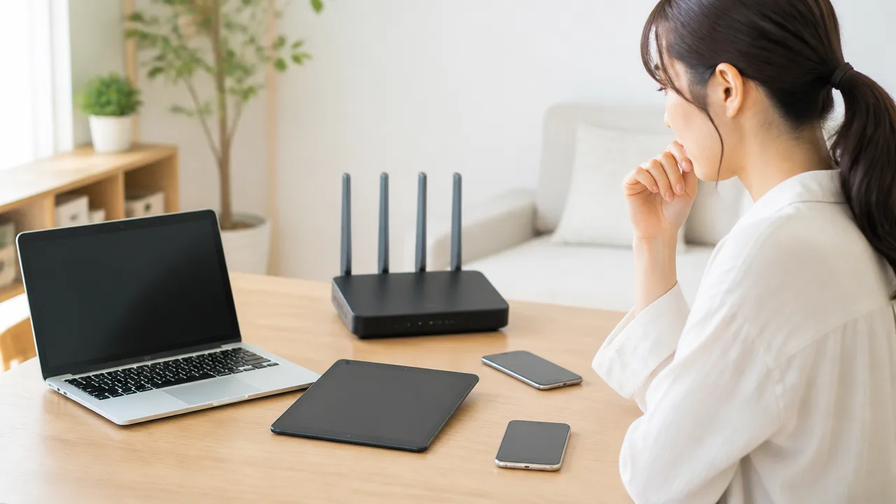Wi-Fiの5GHzがつながらないのに2.4GHzはつながる原因と対処法