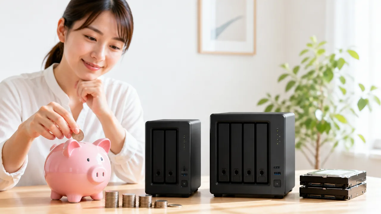 家庭用NASは2ベイと4ベイどっち?選び方と違いをやさしく解説