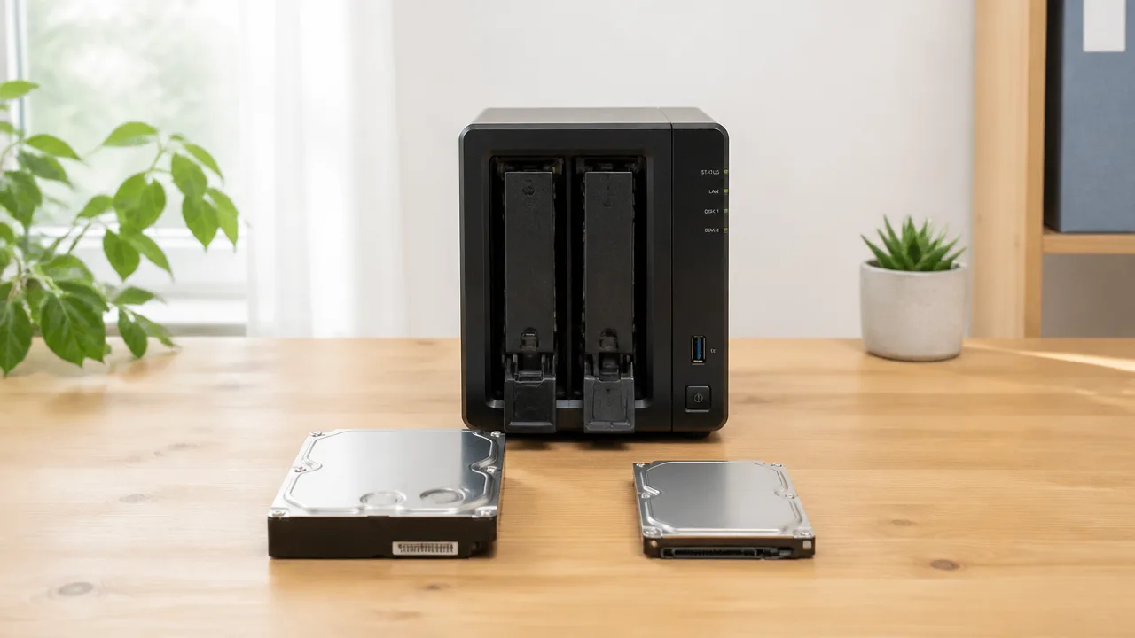 NASで容量が違うHDDをRAID1にできる?選び方と注意点